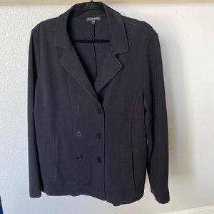 Eileen Fisher Stretch Knit Peacoat L